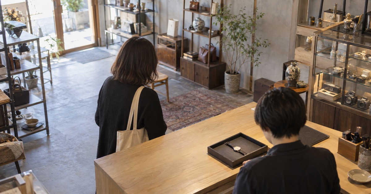買取店の集客で来店と査定依頼を増やす手順のイメージ写真